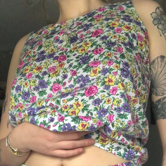 Vintage floral co-ord set - Picture 3 of 4